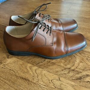 Boys Dress Shoes - Florsheim Cognac 6.5